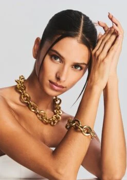 Brock Necklace 5 Brock Necklace -Zesty Dresses Sales BrockBraceletGold OnModel 21ad73ef aa1d 483c b8b3 04dfdc89ab8f