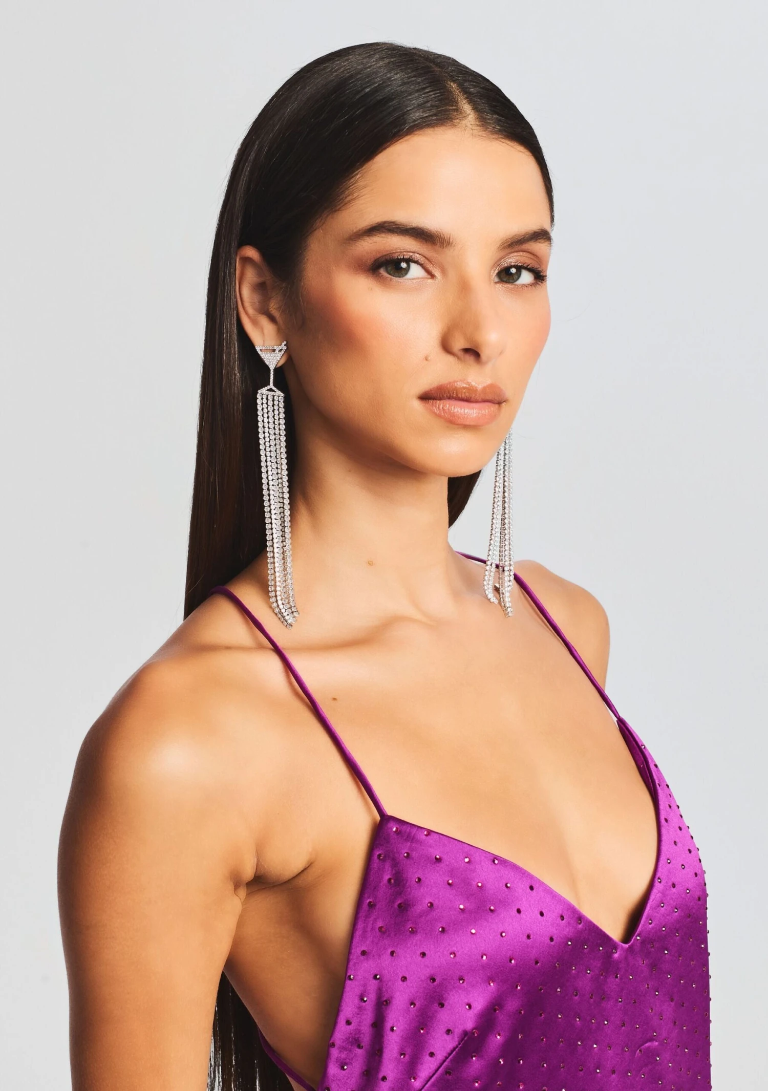 Martini Drop Crystal Earring 2 Martini Drop Crystal Earring - Image 2