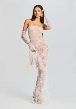 Zesty Dresses Sales 3 Ruby Embellished Lace Dress