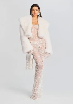 Ruby Embellished Lace Dress -Zesty Dresses Sales Ecommerce Crop 20230816 SET1 RUBYDRESS ROYCEGLOVESWHITE 0689 ECOMM