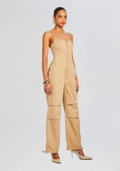 Stana Jumpsuit -Zesty Dresses Sales Ecommerce Crop 20240326 STANAJUMPSUIT SAND32464 ECOMM
