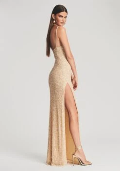 Valencia Sequin Dress -Zesty Dresses Sales Ecommerce Crop 220324 Retrofete eComm SHOT 12 1906