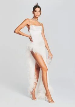 Priscilla Feather Dress