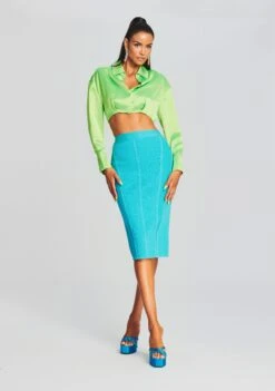 Kelso Bandage Knit Skirt -Zesty Dresses Sales Ecommerce Crop 220824 Retrofete Ecom Set2 SHOT49 4369 eComm