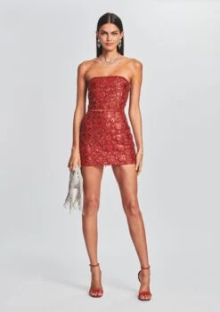 Heather Sequin Chainmail Dress
