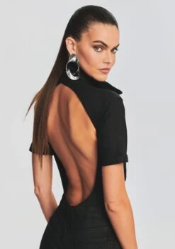 Lyla Coated Denim Jumpsuit 9 Lyla Coated Denim Jumpsuit -Zesty Dresses Sales Ecommerce Crop 221115 Ecom SET1 SHOT 10 2474