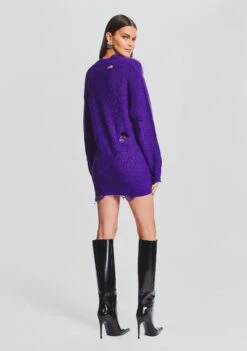 Rumi Sweater 8 Rumi Sweater -Zesty Dresses Sales Ecommerce Crop 23 09 21 RUMISWEATERDRESS VIOLET 654 ECOMM