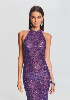 Clarisse Sequin Dress -Zesty Dresses Sales Ecommerce Crop 23 09 22 CLARISSEDRESS AMETHYST 929 ECOMM