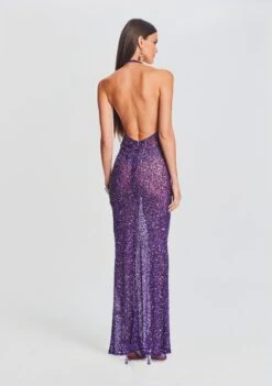 Clarisse Sequin Dress -Zesty Dresses Sales Ecommerce Crop 23 09 22 CLARISSEDRESS AMETHYST 977 ECOMM