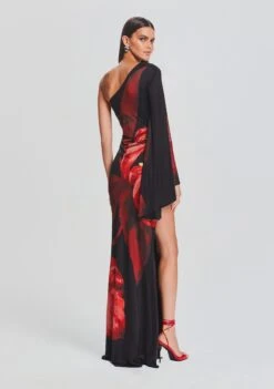 Romina Dress -Zesty Dresses Sales Ecommerce Crop 23 09 22 ROMINADRESS REDANTHURIUM 2440 ECOMM