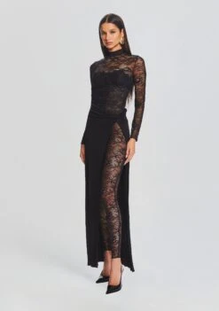 Saphhira Lace Dress -Zesty Dresses Sales Ecommerce Crop 23 09 22 SAPHHIRADRESS BLACK 394 ECOMM
