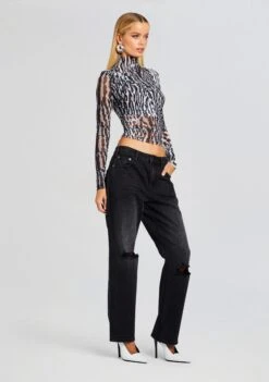 Goldie Jean -Zesty Dresses Sales Ecommerce Crop 23 10 18 GOLDIEJEANS MIDNIGHT 1980 ECOMM