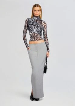 Sana Top -Zesty Dresses Sales Ecommerce Crop 23 10 18 SANATOP GREYOCELOT 2069 ECOMM