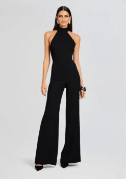 Taylor Tie Back Jumpsuit -Zesty Dresses Sales Ecommerce Crop 23 10 18 TAYLORTIEBACKJUMPSUIT BLACK 1833 ECOMM