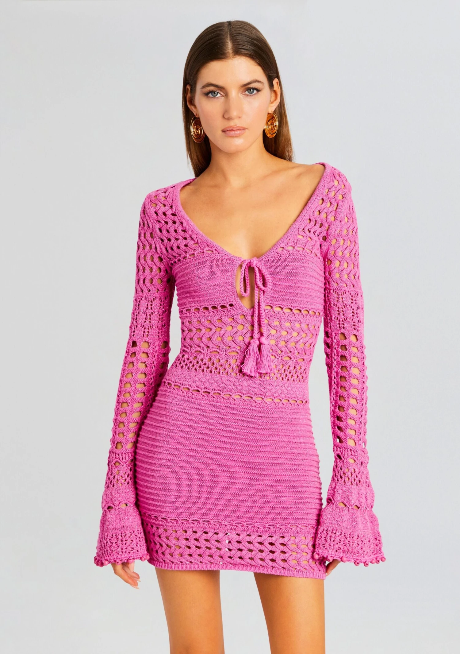 Peony Knit Crochet Dress 5 Peony Knit Crochet Dress - Image 5