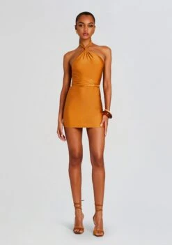 Millane Dress -Zesty Dresses Sales Ecommerce Crop 23 11 16 MILLANEDRESS TOBACCO 869 ECOMM