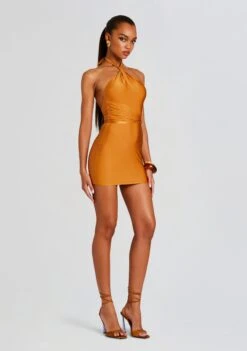 Millane Dress -Zesty Dresses Sales Ecommerce Crop 23 11 16 MILLANEDRESS TOBACCO 885 ECOMM