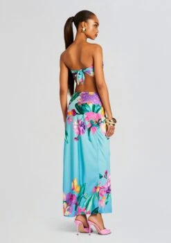 Ocean Top -Zesty Dresses Sales Ecommerce Crop 23 11 16 OCEANTOP2225 SKIRT2275 TURQUOISE 2854 ECOMM