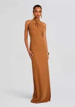 Rocco Dress -Zesty Dresses Sales Ecommerce Crop 23 11 16 ROCCODRESS TOBACCO 1318 ECOMM