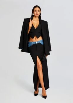 Clarette Skirt 9 Clarette Skirt -Zesty Dresses Sales Ecommerce Crop 23 12 18 CLARETTESKIRT BLACKRIVER 0558 ECOMM