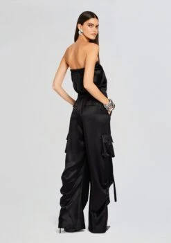Estrella Cargo Jumpsuit -Zesty Dresses Sales Ecommerce Crop 23 12 18 ESTRELLAJUMPSUIT BLACK 1908 ECOMM