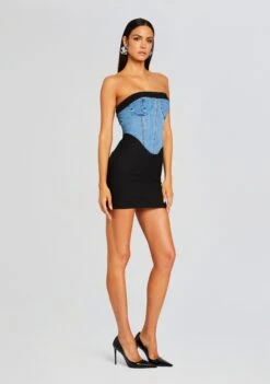 Freya Dress -Zesty Dresses Sales Ecommerce Crop 23 12 18 FREYADRESS BLACK RIVER 0460 ECOMM