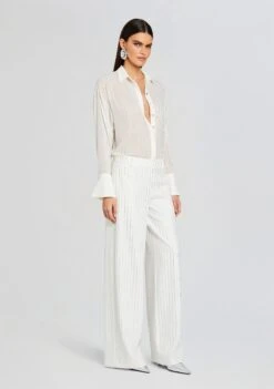Baylor Embellished Pant 7 Baylor Embellished Pant -Zesty Dresses Sales Ecommerce Crop 23 12 18 KENNEDYTOP SOLANABLAZER BAYLORPANT WHITE 1406 ECOMM 073fc4a4 140a 4903 9380 bd8eb93da709