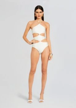 Morgan One Piece -Zesty Dresses Sales Ecommerce Crop 23 12 18 MORGANONEPIECE HELENYDRESS CREAM 0788 ECOMM