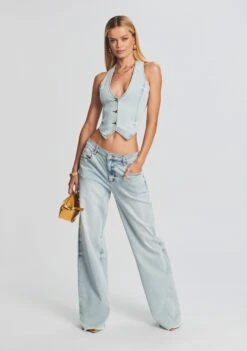 Taylor Denim Vest -Zesty Dresses Sales Ecommerce Crop 230111 RETROFETE SET2 SHOT54 5576 eComm