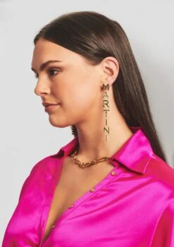 Lychee Martini Letter Earrings -Zesty Dresses Sales Ecommerce Crop 230111 RETROFETE SET2 SHOT75 7694 eComm