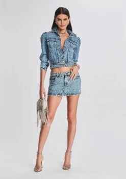 Ada Crystal Embellished Denim Jacket -Zesty Dresses Sales Ecommerce Crop 230111 SET1 Shot 10 1800 eComm