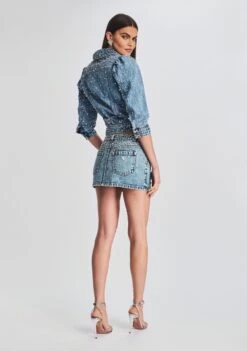 Lolita Crystal Embellished Denim Mini Skirt -Zesty Dresses Sales Ecommerce Crop 230111 SET1 Shot 10 1884 eComm f31f804e 7b25 49bb b163 7ba47bae0fd7
