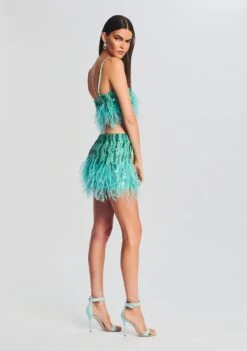 Tai Feather Skirt -Zesty Dresses Sales Ecommerce Crop 230510 RETROFETE SET1 1029 eComm af5553f0 5c28 4259 8d1f 21e50a4c544c