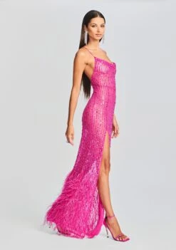 Alessandra Embellished Dress -Zesty Dresses Sales Ecommerce Crop 230718 SET2 ALESSANDRADRESS SHANTEFUR 0698 ECOMM