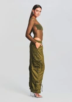 Alba Ruched Cargo Pant -Zesty Dresses Sales Ecommerce Crop 230718 SET2 RIZZOBODYSUIT ALBACARGOPANT 4938 ECOMM