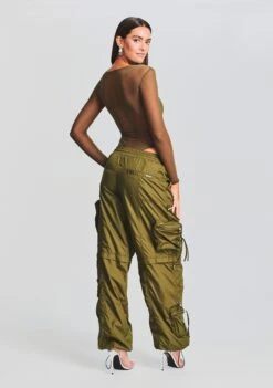 Alba Ruched Cargo Pant -Zesty Dresses Sales Ecommerce Crop 230718 SET2 RIZZOBODYSUIT ALBACARGOPANT 4962 ECOMM