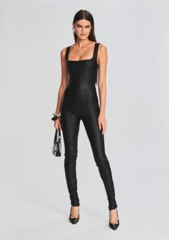 Viper Coated Denim Catsuit -Zesty Dresses Sales Ecommerce Crop 230831 VIPERCATSUIT 0926 ECOMM