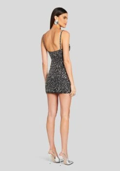 Lucy Embellished Dress -Zesty Dresses Sales Ecommerce Crop 24 01 10 LUCYDRESS BLACKSILVER 0876 ECOMM