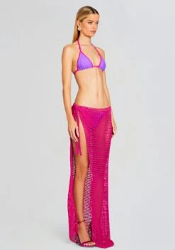 Midi Net Sarong -Zesty Dresses Sales Ecommerce Crop 24 01 11 CAMILATOP CAMILABOTTOM MIDINIGHTSARONG PURPLE 0382 ECOMM
