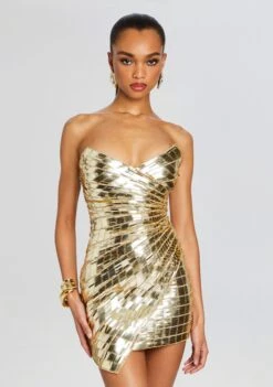 Aura Embellished Dress -Zesty Dresses Sales Ecommerce Crop 24 02 15 AURADRESS GOLD 398 ECOMM