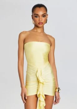 Serena Mini Dress -Zesty Dresses Sales Ecommerce Crop 24 02 15 SERENAMINIDRESS YELLOWMACARON 1140 ECOMM