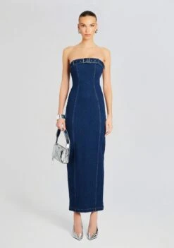 Aaliyah Dress -Zesty Dresses Sales Ecommerce Crop 24 02 29 AALIYAHDRESS DEEPSEA 0190 ECOMM