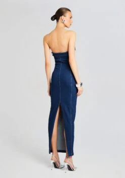 Aaliyah Dress -Zesty Dresses Sales Ecommerce Crop 24 02 29 AALIYAHDRESS DEEPSEA 0237 ECOMM