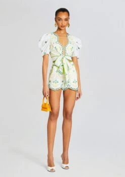 Motta Top -Zesty Dresses Sales Ecommerce Crop 24 02 29 TOP MOTTA SHORT MASON YELLOWLOLITA 1121 ECOMM