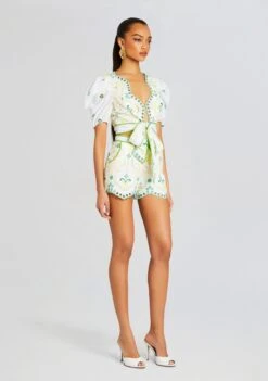 Motta Top -Zesty Dresses Sales Ecommerce Crop 24 02 29 TOP MOTTA SHORT MASON YELLOWLOLITA 1146 ECOMM