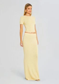 Kora Knit Maxi Skirt -Zesty Dresses Sales Ecommerce Crop 24 03 12 CLAREBABYTEE KORASKIRT BUTTER 1437 ECOMM 8be8d1f1 8c4b 472b 8073 36828f43f735