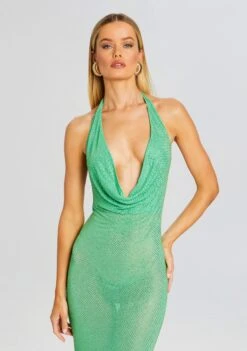 Meiran Embellished Dress -Zesty Dresses Sales Ecommerce Crop 24 03 12 MEIRANDRESS PISTACHIO 0244 ECOMM