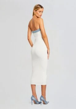 Blanche Knit Denim Dress -Zesty Dresses Sales Ecommerce Crop 24 03 13 BLANCHEDRESS WHITECOASTLINE 0490 ECOMM