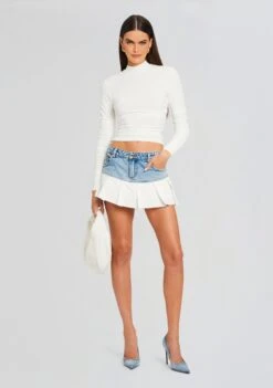 Blossom Mini Skirt -Zesty Dresses Sales Ecommerce Crop 24 03 13 BLOSSOMMINISKIRT COASTLINE 1894 ECOMM