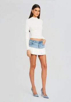 Blossom Mini Skirt -Zesty Dresses Sales Ecommerce Crop 24 03 13 BLOSSOMMINISKIRT COASTLINE 1921 ECOMM